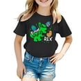 thumbnail image 3 of Hiijoy Toddler Girls Easter Graphic T-Shirt Short Sleeve Cotton Casual T Shirt, Sizes 3-13, 3 of 3