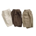 thumbnail image 6 of Generic Kids Summer Cotton Linen Pants Toddler Boys Girls Cargo Trousers Baggy Wide Leg Pull On Harem Pants Soft Gauze Muslin Bottoms, 6 of 9