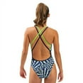 thumbnail image 2 of Dolfin Reliance Women's Atomic Blue Green DBX Back One Piece Swimsuit, 2 of 3