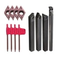 thumbnail image 4 of Soportes de torneado de torno kusrkot Portaherramientas de torneado 4 piezas + 4 piezas de inserciones DCMT0702 + llaves T8 4 piezas, 4 of 8