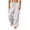 Gray, variant on Cargo Pants for Men Oversized Baggy Dual Side Drawstring Flap Pockets Adjustable Cuff Lightweight Parachute Fabric Bottoms,Sizes XS-4XL