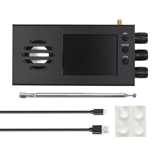 Radio Digital DSP Tef6686 Baoblaze receptor de Radio FM de aleación de aluminio 65-108MHz