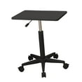 thumbnail image 5 of kowaku Overbed Table, Movable Bedside Table Computer Desk Study Desk Standing Laptop Desk Adjustable Height for Kids Bedroom Nursery Black 59 to 80cm, 5 of 9