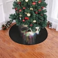 thumbnail image 2 of FMSHPON Rainbow Colored Skull Xmas Christmas Tree Skirt Stand Mat for Holiday Party Decoration Indoor Outdoor 48 inches, 2 of 3