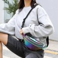 thumbnail image 2 of Women Bum Bag Belt Bags Holographic Fanny Pack Cute Waist Packs Fash Shoulder Ph Pouch For Travel, 2 of 5