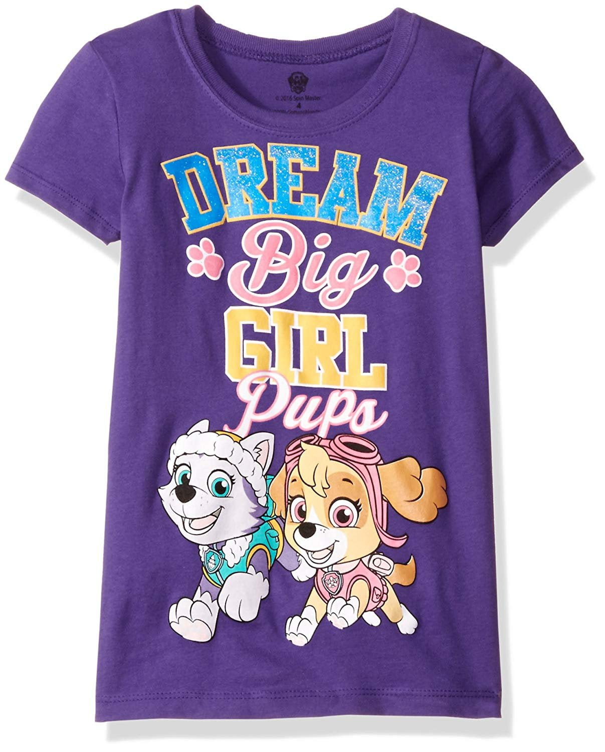 Nickelodeon Paw Patrol Pups Girls Dream Big Graphic T-Shirt - Walmart.com