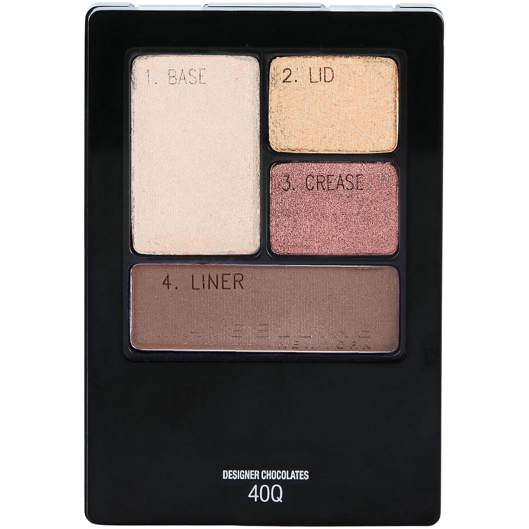 (2 pack) Maybelline Expert Wear Eyeshadow Quads, Designer Chocolates