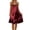 Wine, variant on Posijego Women's Satin Nightgowns Sleeveless Nightdresses Camisole Dresses Ruffled Pajama Dresses Sleepwear Loungewear