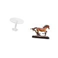 thumbnail image 4 of Escritorio redondo de casa de muñecas,Muebles de mesa redonda en miniatura para casa de muñecas 1 12,Figura de caballo,Escultura de figura de caballo en miniatura coleccionable,Estatua de, 4 of 7