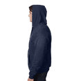 thumbnail image 3 of Hanes Men's EcoSmart Full-Zip Fleece Hoodie -WD18 ComfortSoft Hooded Sweatshirt (Navy, 3XL), 3 of 6