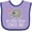 Lavender and Purple, variant on Inktastic My Great Uncle Loves Me Boys or Girls Baby Bib