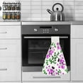 thumbnail image 5 of 2 Pcs Hanging Towels, Dish Towels Watercolor Simple Field Flowers Absorbent Hand Towels with Hanging Loop Washcloth for Bathroom Kitchen, 5 of 6