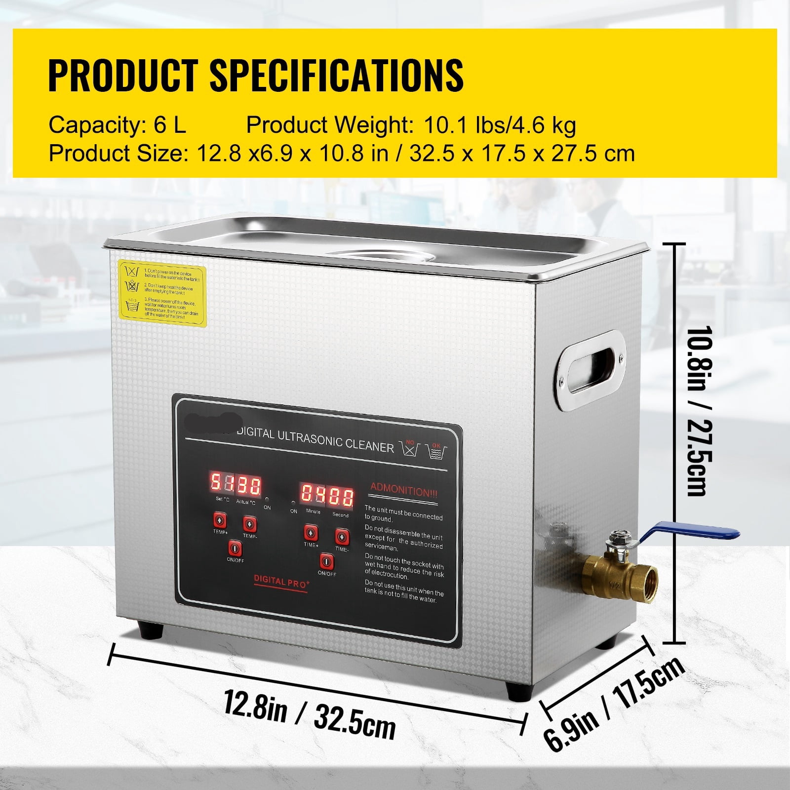 2L 3L 6L 10L 22L 30L Ultrasonic Cleaner Stainless Steel Portable Heated Cleaning Washing Machine Ultrasound Home Appliance