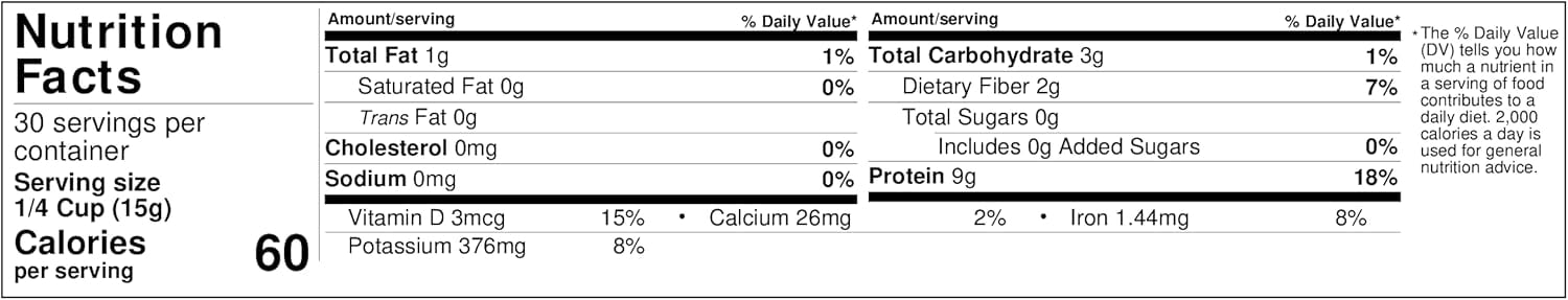 Textured Vegetable Protein (TVP), 1 lb. Bag. All Natural Plant Based Protein Chunks, Vegan