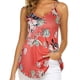 thumbnail image 3 of Blusa holgada de verano para mujer para fiestas y uso informal con escote en V y tirantes finos dobles, 3 of 5