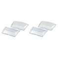 thumbnail image 4 of Transemion 1 Pair Light Lens Cover Guard Mud Tips for Transparent 52x100mm 2Set, 4 of 6