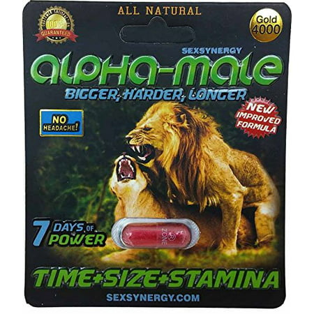 Alpha Male supplément naturel Homme Enhancer & Free Adam Orgasme Sample (10)