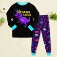 thumbnail image 2 of eczipvz Girls Dinosaur Pajamas Long Sleeve Sleepwear Pajama Cute Princess Pjs for Toddler Clothes,Size 3-4 Years, 2 of 5