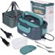 thumbnail image 1 of Calentador de lonchera, 3 en 1 Calentador de comida (12 V/24 V/220 V), Calentador de lonchera portátil de 1,5 l, Lonchera calentada de 60 W para coche, camión, hogar o camping (60 W) Kuyhfg Bienvenido a Kuyhfg, 1 of 5