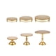 thumbnail image 1 of Juego de 6 soportes para tartas, bandeja para servir, plato de metal para tartas, plato de exhibición para postres, para celebraciones, fiestas, mesas, 1 of 5