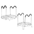 thumbnail image 2 of Pressure Cooker Steamer Rack Trivet with Thermal Insulation Handles Wire Steam Rack for 6 or 8 Quart Instant Pot Accessories Stainless Steel Pressure Cooker Trivet,Silver, 2 of 5