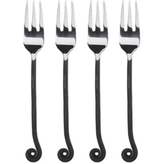 Treble Chef Cutlery Set - Medieval Style 7 1/2 Inch Stainless Steel Forks, Dishwasher Safe, Durable and Elegant Dining Utensils for Home and Corporate Gifts
