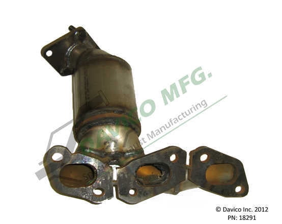Davico Mfg 18291 Direct-Fit Catalytic Converter - Manifold