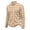 Beige #010, variant on Men's Plaid Waffle Knit Sweatshirt Quarter Zip Pullover Stand Collar Long Sleeve Loose Fit Casual Sweatshirt For Fall Winter Daily Wear, L