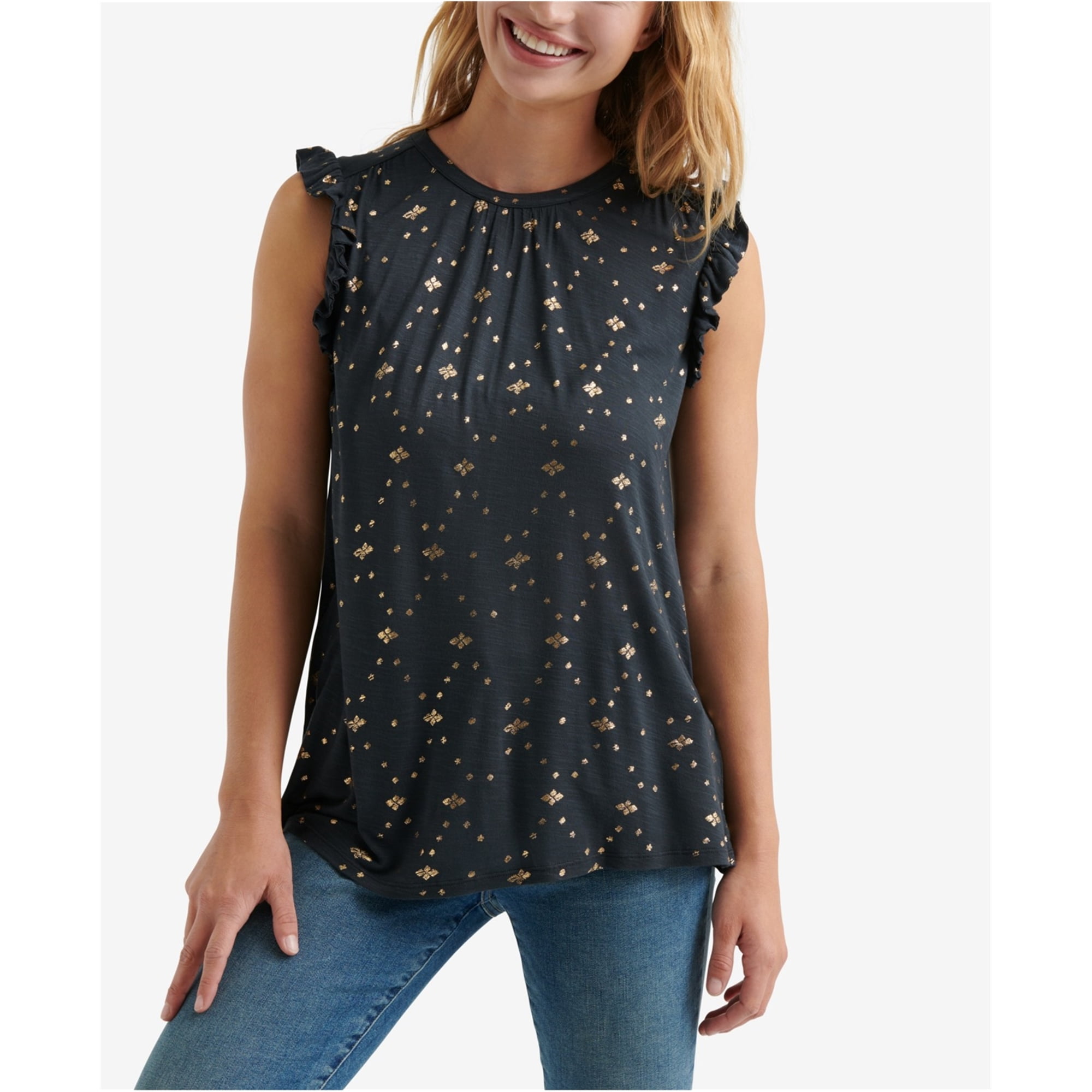 Lucky brand sleeveless tops Clearance