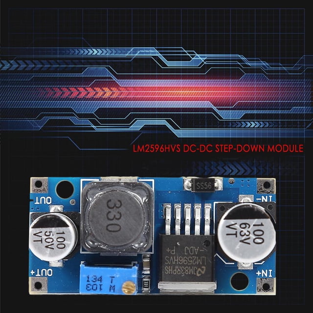 Módulo de potencia reductor de DC-DC DC 4.5V-48V LM2596HVS Placa reguladora reductora