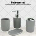 thumbnail image 1 of Juegos De Baño Para Baño, Juego De 4 Piezas Kit De Baño Acesorio Salporte Para Cepillo De Dientes Juego De Cepillo De Dientes De Plástico Biberadora De Botella De Enjuague, 1 of 7