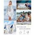 thumbnail image 5 of Blue Beige Coastal Beach Towels Oversized Super Absorbent, Summer Lobster Coral Nautical Lightweight Bath Towel Quick Dry Sets For Bathroom/Pool/Rv Camping/Beach Play/Gym Room/Picnic 23"x47", 5 of 8