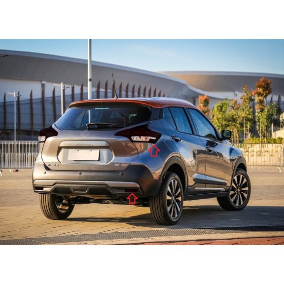 For The BlingLights Tinted Taillamp Film Covers for 2017-2020 Nissan Kicks