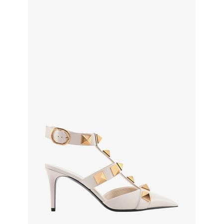 

WOMAN Leather dcollet with iconic studs