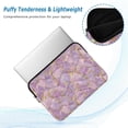 thumbnail image 2 of FORMRS 13-13.3 inch Laptop Sleeve Case Soft Carrying Quilted Computer Bag Cover, Pastel Pink Marble Pattern, 2 of 7