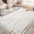 thumbnail image 2 of FULIE Abstract 6'x9'Rugs for Living Room Soft Area Rugs Boho Carpet,Beige, 2 of 7