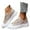Khaki, variant on uvwlwu Fashion Floral Cutout Mesh Breathable Platform Casual Sneakers On Comfortable Walking Shoes(White,6)