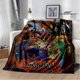 thumbnail image 1 of ¡Anime clásico YU GI OH! Manta estampada para pícnic, cálida, bonita manta para cama, suave y cómoda, manta de viaje para el hogar, 1 of 4