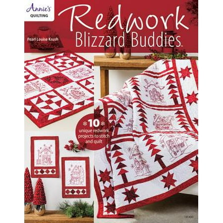 Blizzard Buddies - Redwork Blizzard Buddies