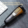 thumbnail image 4 of XH1080 Electric Rotary Shaver USB Rechargeable 3 Blades Washable Razor for Men Grooming - Black, 4 of 5