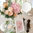 thumbnail image 6 of Uxcell 6 Pack 10 Inch Mirror Centerpieces for Tables, Round Mirrors for Centerpieces Self Adhesive Acrylic for Wedding, Silver, 6 of 7