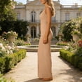 thumbnail image 4 of Karymi Spring Dresses for Women 2026 Solid Sleeveless Tank Style Maxi Dress, Classic Scoop Neck Stretchy, Bodycon Fit Casual Summer Dress Summer Dresses for Women, 4 of 7