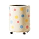 thumbnail image 1 of Cubo de basura con ruedas, diseño moderno, redondo, 12 litros, con ruedas y estampado de lunares. Puntos de colores, 1 of 9