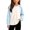 17#Sky Blue, variant on Girls Long Sleeve Raglan Sweatshirt Color Block Crewneck Pullover Tops Fall Shirts