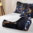 thumbnail image 4 of Manfei Rustic Duck Wildlife Twin Quilt Set, Contemporary Art Camouflage Twin Coverlet Set, Navy, 2pcs, 1 Bedspread and 1 Pillowcase, 4 of 7
