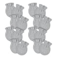 thumbnail image 6 of BOSCEAE Baby Girls 8-pack And No Scratch Mittens, White, 0-3 Months 8-pack US, 6 of 8
