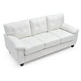 thumbnail image 5 of Glory Furniture Gallant Sofa in White Color, 5 of 6