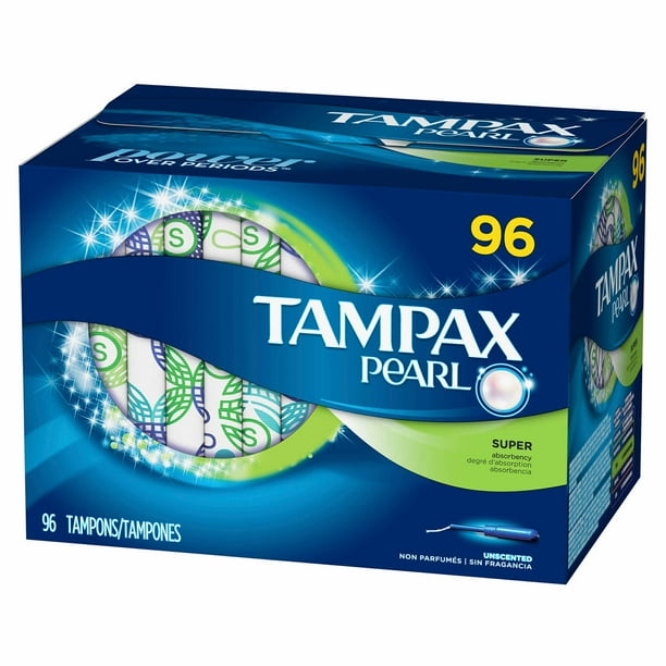 Product of Tampax Pearl Super Unscented Tampons, 96 ct. Feminine Care