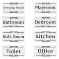 thumbnail image 3 of Diy Bedroom Playroom Office Vinyl Toilet Decals Door Stickers Entrance Sign Wall Art TOILET, 3 of 8
