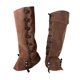 thumbnail image 4 of 2 Piezas Cubiertas de Botas Pirata PU Protector Medieval Gaiteras Punk Estilo Steampunk Leg Guards Adecuadas para Actividades Temáticas Fiestas de Disfraces Representaciones Teatrales Caqui, 4 of 7